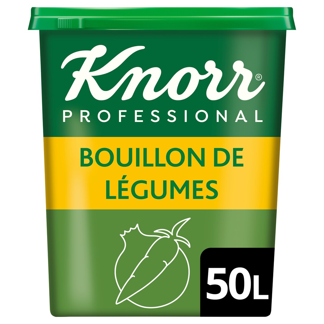 Knorr Essentiel Bouillon de Légumes 1kg jusqu’à 50L - 